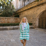 NORA stripes green white