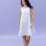 KATIE stripes rose blue