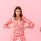 TONI MIDI coral red